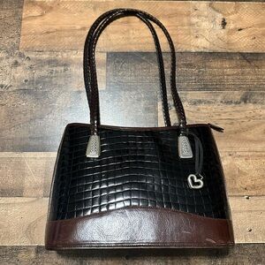 Brighton Vintage Leather Shoulder Bag